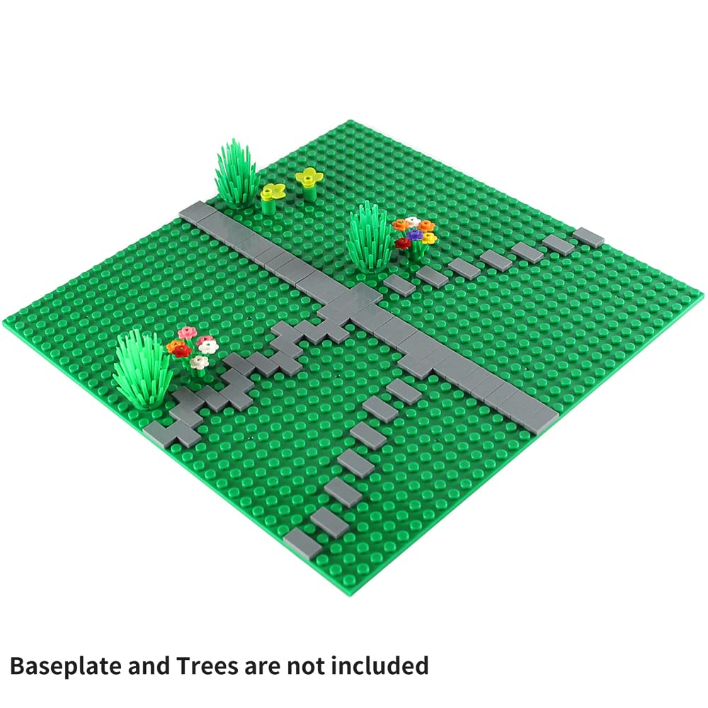 Dark Bluish Gray 1×2 Tile ×700 Parts And Pieces Flat Moc Bricks, Bulk Building Blocks For Smooth Surface Wall Floor, Toy Accessories Compatible With Major Brands
