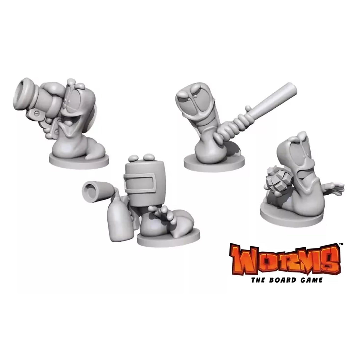 Mantic Games: Worms: The Board Game - Hilarious Tabletop Game Incorporating All The Fun & Shenanigans from The Classic Video Game  Age 10+  2-6 Player