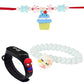 Pack Of 3 Trending Kiddie Cartoon Rakhi Bracelets Set With Watch For Little Brother Sister Rakshabandhan Favor (Design 5)