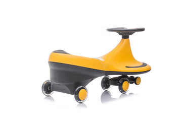 Freddo Toys Swing Car With Flashing Wheels For 3+ Years (Yellow)