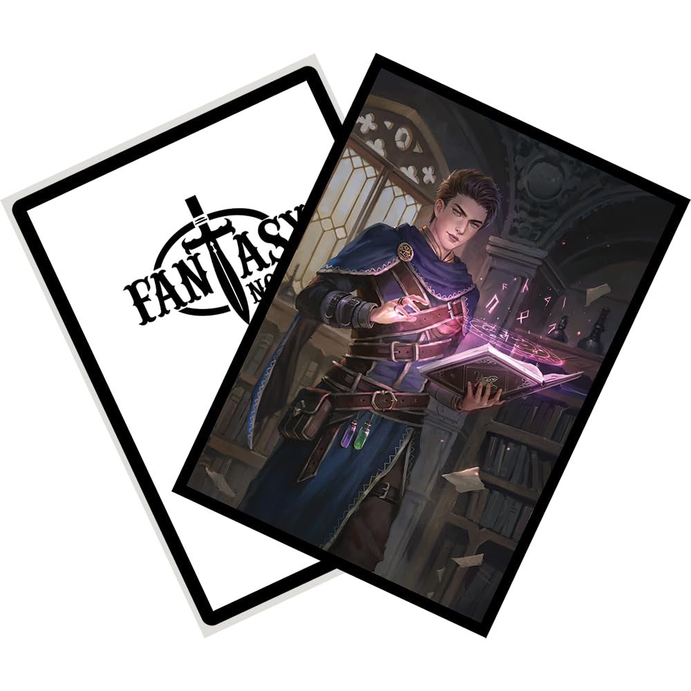 Fantasy North - Ivarra - Daybringer Angel - 100 Smooth Matte Tcg Trading Card Sleeves - Fits Magic Mtg Commander Pokemon And Oth