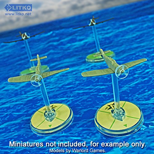 Litko Plane Propeller Discs Compatible With The Blood Red Skies, 1.5Mm Clear (20)