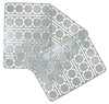 Warlord Games 75 x 25mm Round Lipped Plastic Bases for Tabletop Miniatures - Grey