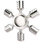 Tiaoniao Metal Fidget Spinner Toy Stainless Steel, Horizontal And Vertical Can Rotate Spins, Precision Durable Bearing High Spee