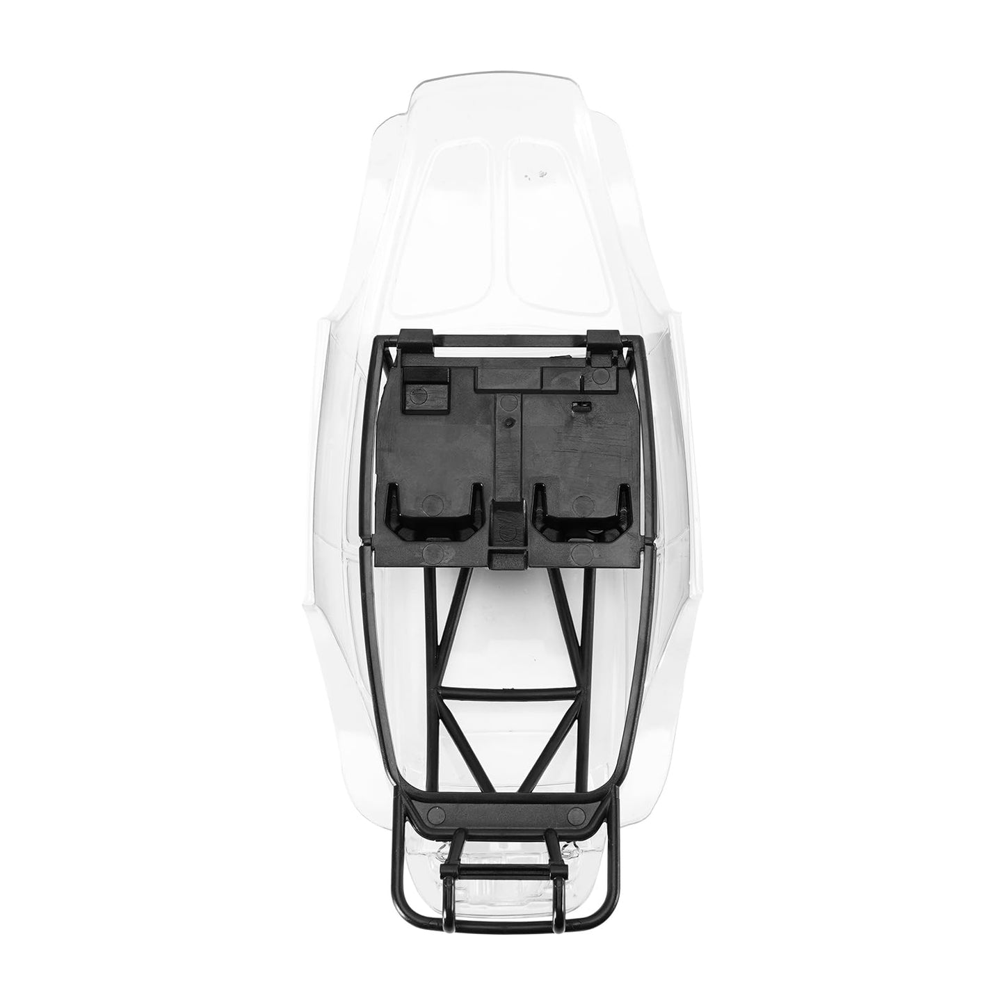 INJORA BUG24 Body with Roll Cage for 1/24 Axial SCX24 C10 JLU Bronco Base Camp Upgrade(Clear)