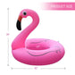Flyfreeu Flamingo Inflatable Pool Floats With Lights, Solar Powered Flamingo Swim Tube Rings For Adults, 42'' Swimming Ring Lake