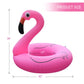 FlyfreeU 42 Pink Flamingo Inflatable Pool Float with Solar Lights - Large Raft for Adults, Perfect for Pool, Lake, and Beach Fun