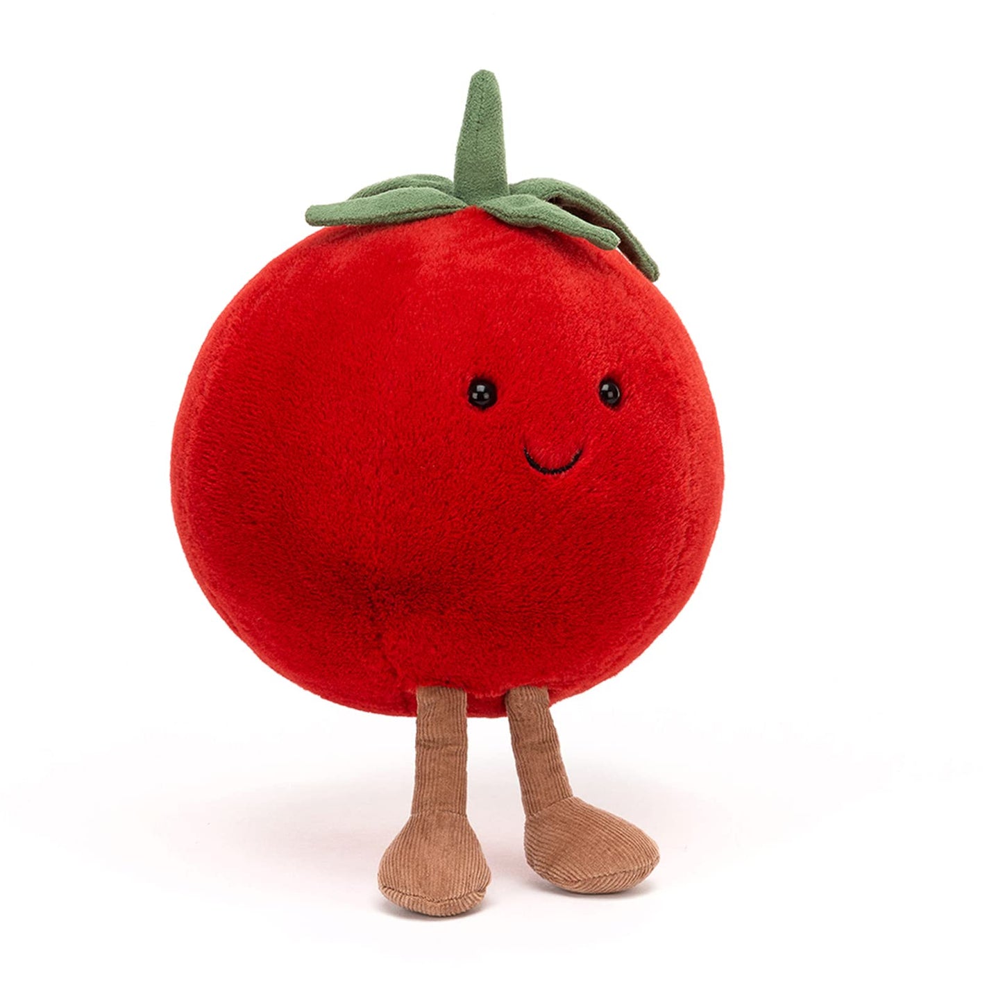 Jellycat 7.5 Amuseables Tomato Plush Toy - Red Vegetable Stuffed Animal - Fun Gift Idea for Kids