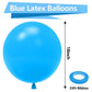 Bezente Blue Balloons 18 Inch - 30 Pack Large Thick Light Blue Balloons Big Round Blue Latex Balloons For Birthday Wedding Baby