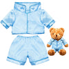 Skicuff 2 Pcs Bear Clothes Outfit Fit Most 12-16 Inch Stuffed Clothing Cute Plush Doll Clothes Plushy Bear Pajamas for Stuffed M
