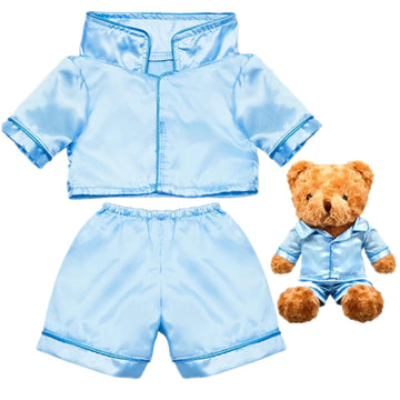 Skicuff 2 Pcs Bear Clothes Outfit Fit Most 12-16 Inch Stuffed Clothing Cute Plush Doll Clothes Plushy Bear Pajamas for Stuffed M