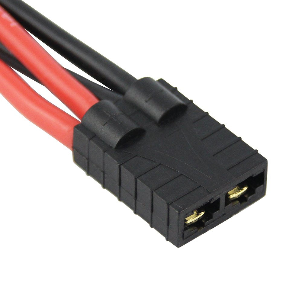 OliYin 2pcs Compatible with TRX 1-Female to Anti-Skid Deans 2-Male Parallel Connector Adapter(Pack of 2)
