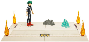 McFarlane Toys My Hero Academia Role Play Sports Festival Arena with 5" MIDORIYA Figure - Plastic, No Color, Model 90117