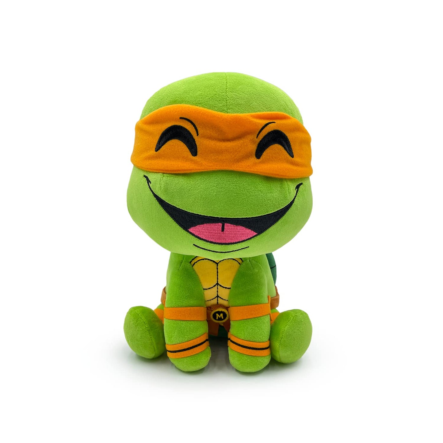 You Tooz Michelangelo Plush 9" - TMNT Chibi Plush Toy in Orange, Cotton Material, Model MICHELANGELOPLUSH9IN
