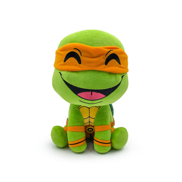 You Tooz Michelangelo Plush 9" - TMNT Chibi Plush Toy in Orange, Cotton Material, Model MICHELANGELOPLUSH9IN