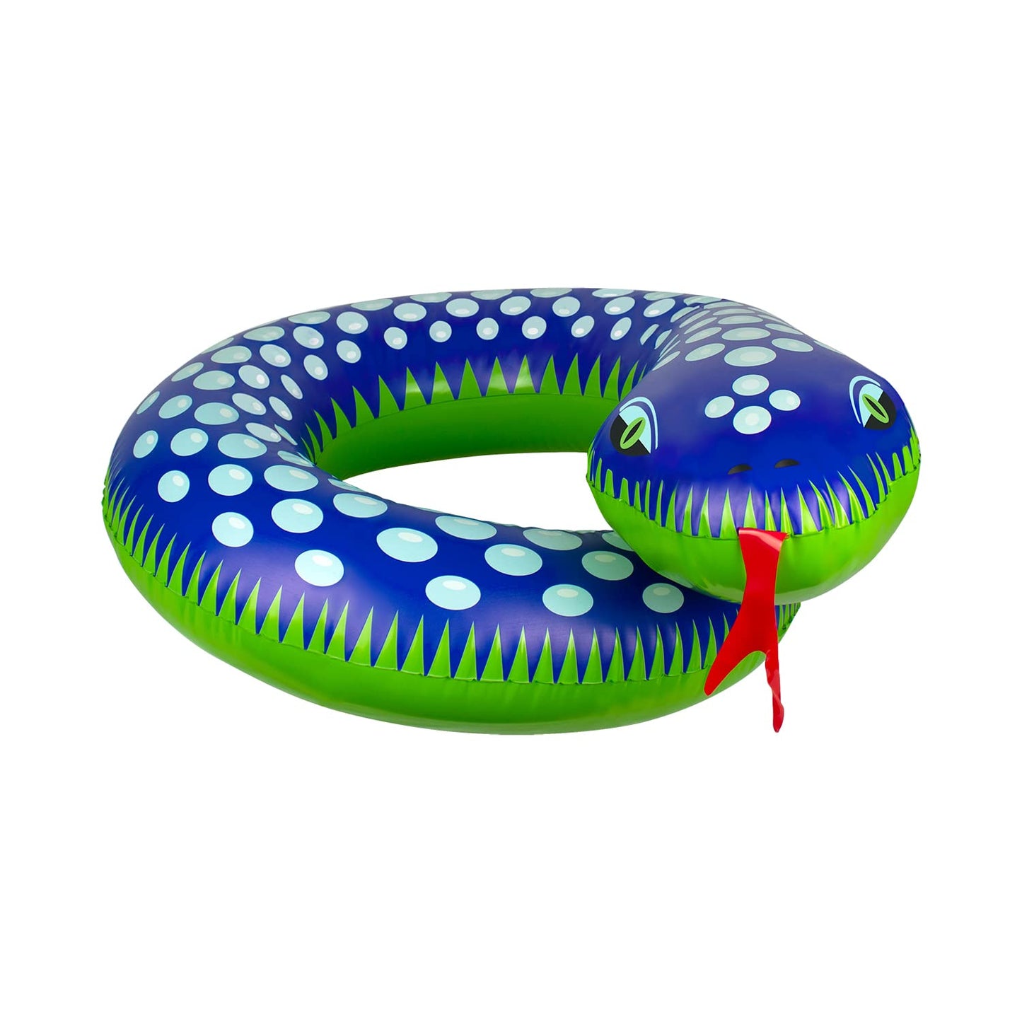 Poolmaster Swimming Pool Float Split Pool Ring, Snake, Green