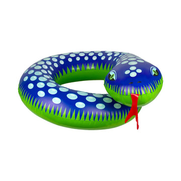 Poolmaster Swimming Pool Float Split Pool Ring, Snake, Green