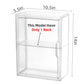 Display Case Compatible with Labubu POP MART, Acrylic Clear Display Box Shelf for POP MART Labubu Doll, 1 Pack one Divider