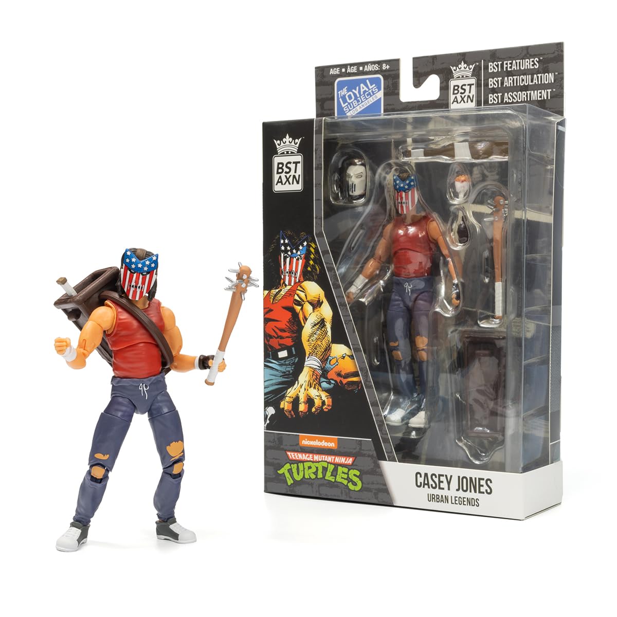 The Loyal Subjects Teenage Mutant Ninja Turtles Casey Jones 'Urban Legends' Bst Axn 5-Inch Action Figure With Accessories