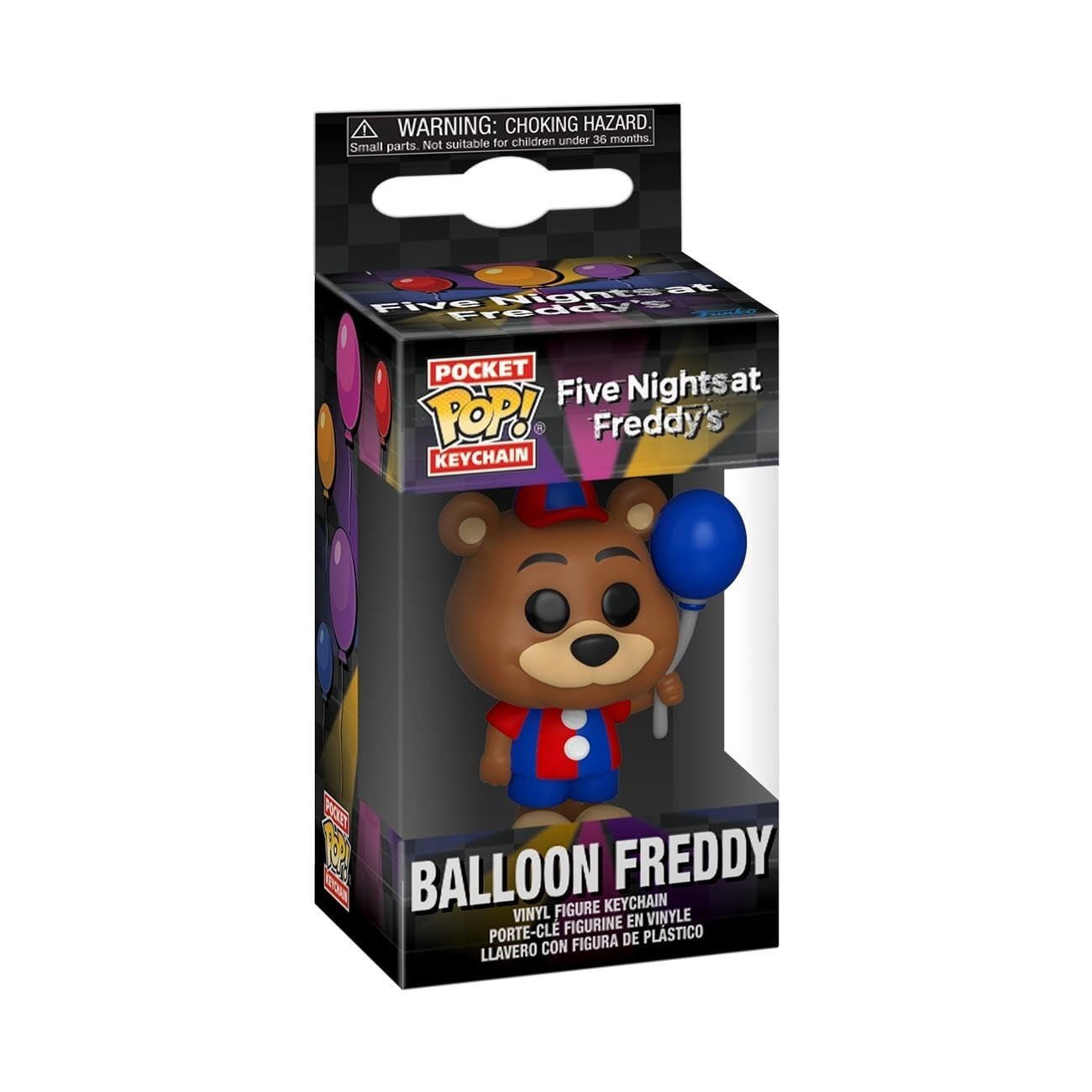 Funko Pop! Keychain: Five Nights At Freddy'S - Balloon Freddy Fazbear Novelty Keyring - Collectable Mini Figure - Stocking Filler