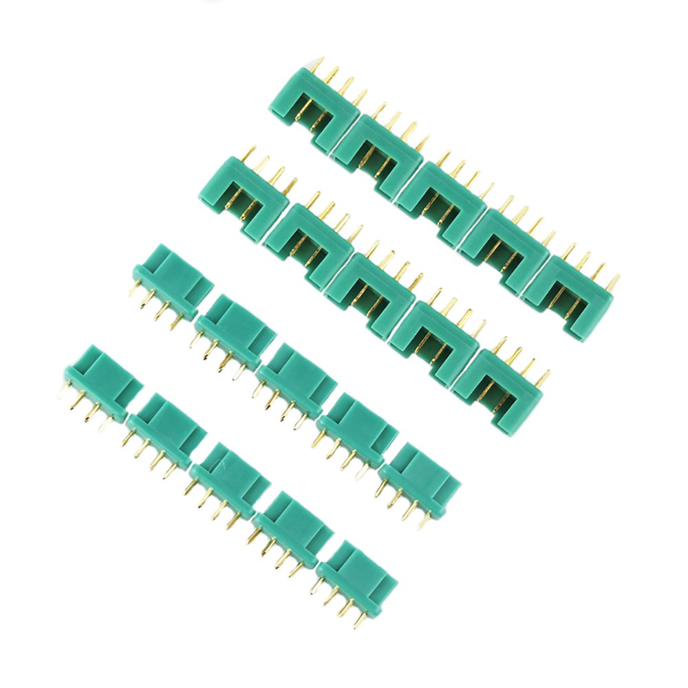 OliYin 20 Pairs MPX Multiplex Connectors 6 Pin MPX Plug Male and Female for RC LiPo Battery ESC Motor