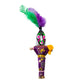 Artisan Owl New Orleans Novelty Voodoo Doll Souvenir With White And Black Pins (Purple)