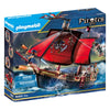 Playmobil Pirates Large Floating Ship with Cannon, Multicoloured, Model 70411, One Size, Plastic
