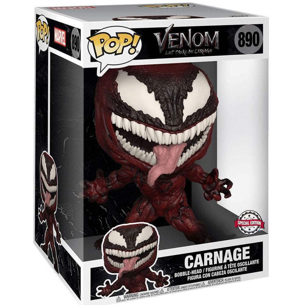 Funko Pop! Jumbo: Venom 2 - Carnage - Collectable Vinyl Figure - Gift Idea - Official Merchandise - Toys For Kids & Adults - Movies Fans - Model Figure For Collectors And Display