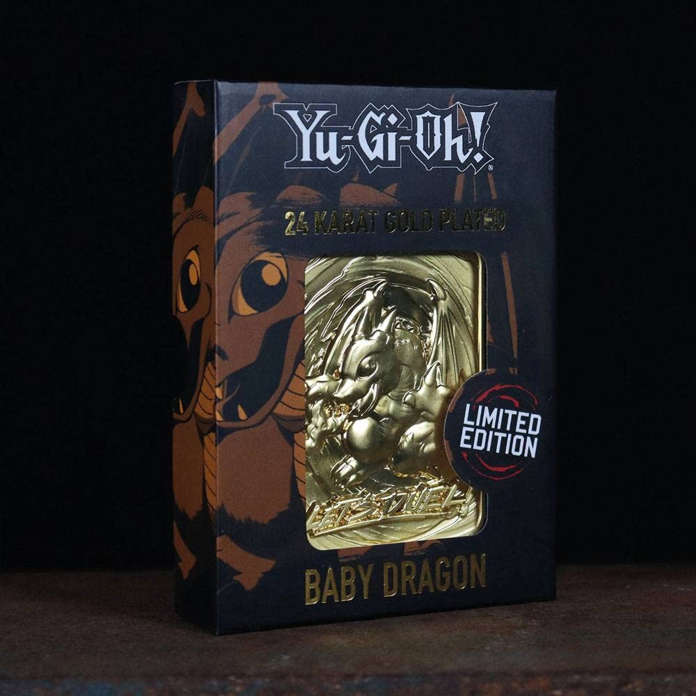Yu-Gi-Oh! - Limited Edition 24K Gold Plated Collectible - Baby Dragon