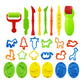 Prescent Clay and Sand 26pc Tools Set, Colorful Modelling Tools with Cutters, Rollers and Molds for Kids Creative Play