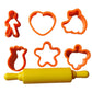 Bestubuy Clay And Sand Modelling Mould Design | Kids Activity Toy Soft Sand Clay  Orange & Yellow (7 Pcs)