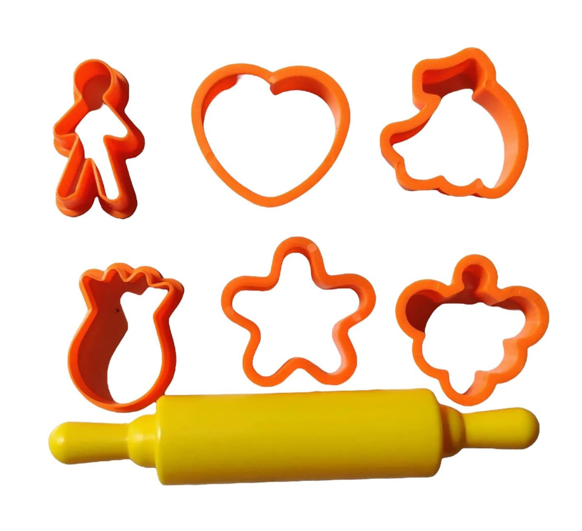 Bestubuy Clay And Sand Modelling Mould Design | Kids Activity Toy Soft Sand Clay  Orange & Yellow (7 Pcs)
