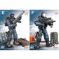 YEIBOBO ! Special Forces Mini Military Action Figure with  and Accessories (Lightning SWAT Team XJ-9902)