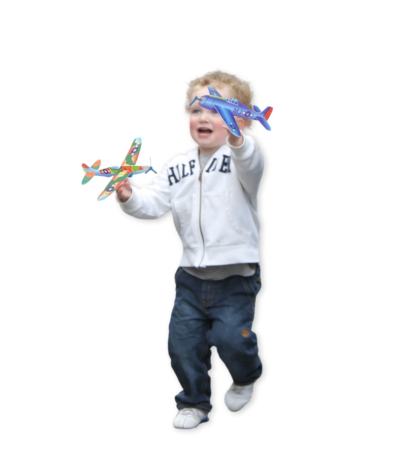 Big Mos Toys 24 Pack 8 Inch Glider Planes - Birthday Party Favor Plane, Great Prize, Handout Glider, Flying Models, Two Dozen