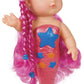 Toysmith Bathtime Mermaid Doll (Assorted Colors) 9 Inch