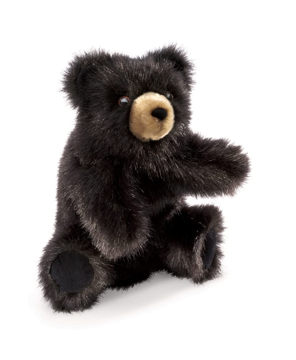 Folkmanis Baby Black Bear Hand Puppet, 1 Ea