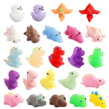 ANAB GI Dinasaur Squishy Animal Party Favors for Kids Classroom Prize (Set of 5)
