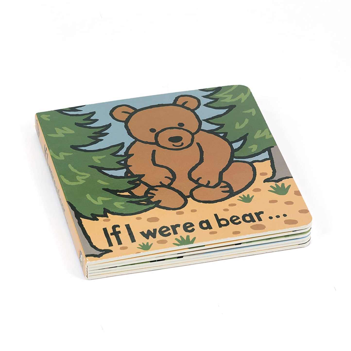 Jellycat If I Were A Bear: A Baby Touch And Feel Board Book Children'S Book | Baby Gift