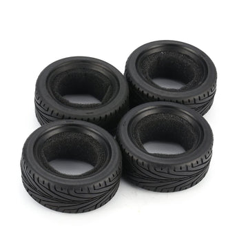 RC On-Road Car Tyres,WONFAST 4PCS/Set 65mm Grain Drift Soft Rubber RC Tire for 1/10 Racing HSP Tamiya HPI Kyosho RC On Road Run-
