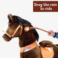 Ponycycle Ride On Horse Cowboy Brown Reins Fit For Model X Size 3 And Model U/E Size 3 & 4