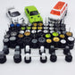 Mixed 10 Set 1/64 Wheels And Tires (10 Mixed Rlc Slicks)