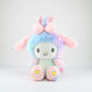 Awcvire Kuromi My Melody Plush Backpack, 15.7 Cute Cartoon Figure Plush Doll Schoolbag for Kids and Girls, Adorable Plush Bag fo