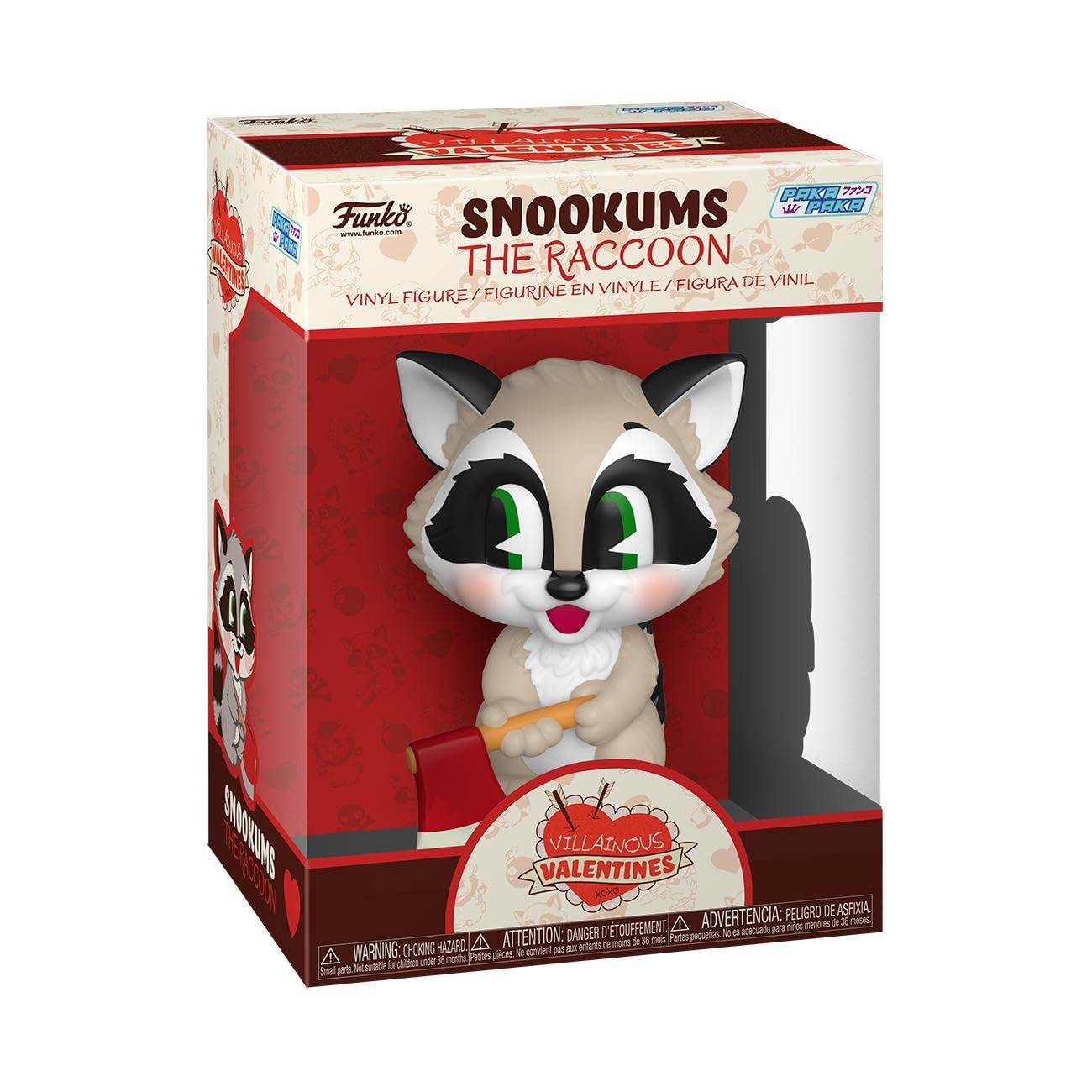 Funko Pop! Vinyl Figure: Villainous Valentines - Snookie The Raccoon