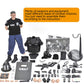 YEIBOBO ! 12 Inch Special Forces Action Figure SWAT Team - Multi-color, Plastic & Fabric Material