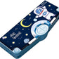 M2K Hub Polyester Multifunction Pencil Boxes With Buttons Cartoon Pattern Pen Case For Kid Stationary Set For Girls Boys With Co