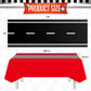 Remagr 24 Pieces Race Car Party Supplies Include Traffic Cones Checkered Flag Race Flags Checkered Tablecloth Race Track Running
