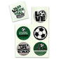 Assorted Soccer Sports Sticker Sheet Pack - 102 Stickers