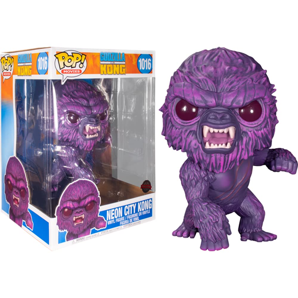 Funko Neon City Kong #1016 Vinyl Figure - Vibrant Neon Collectible
