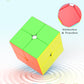 Roxenda 2X2X2 Speed Cube, 2 By 2 Magic Cube Smooth Puzzle Cube 50Mm (Stickerless)