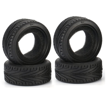 RC On-Road Car Tyres,WONFAST 4PCS/Set 65mm Grain Drift Soft Rubber RC Tire for 1/10 Racing HSP Tamiya HPI Kyosho RC On Road Run-
